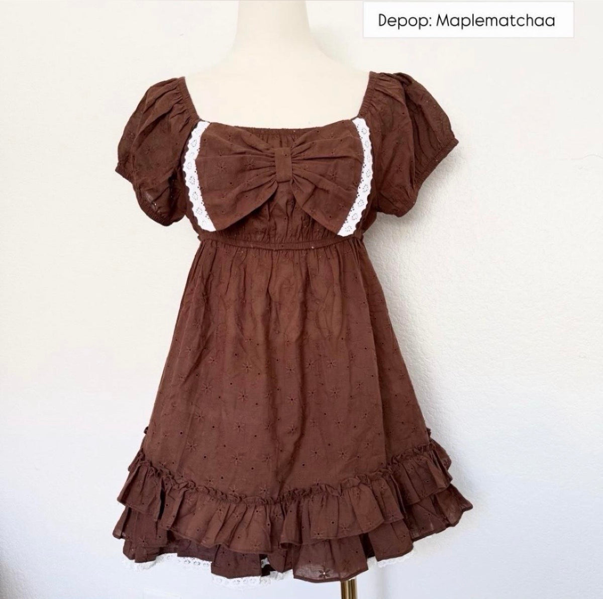 Mocha Babydoll Top
