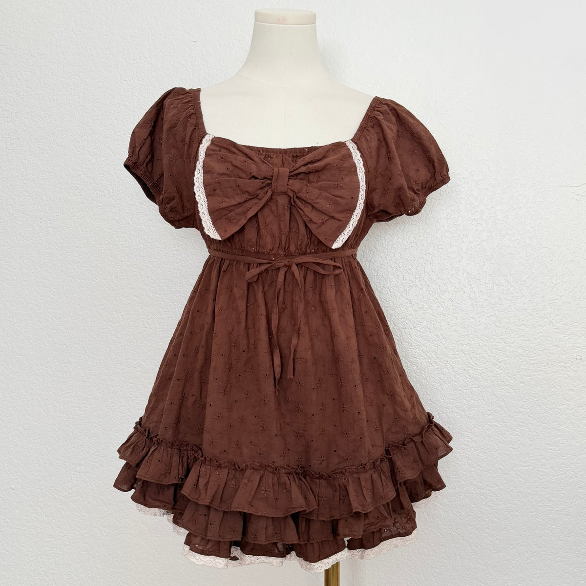 Mocha Babydoll Top