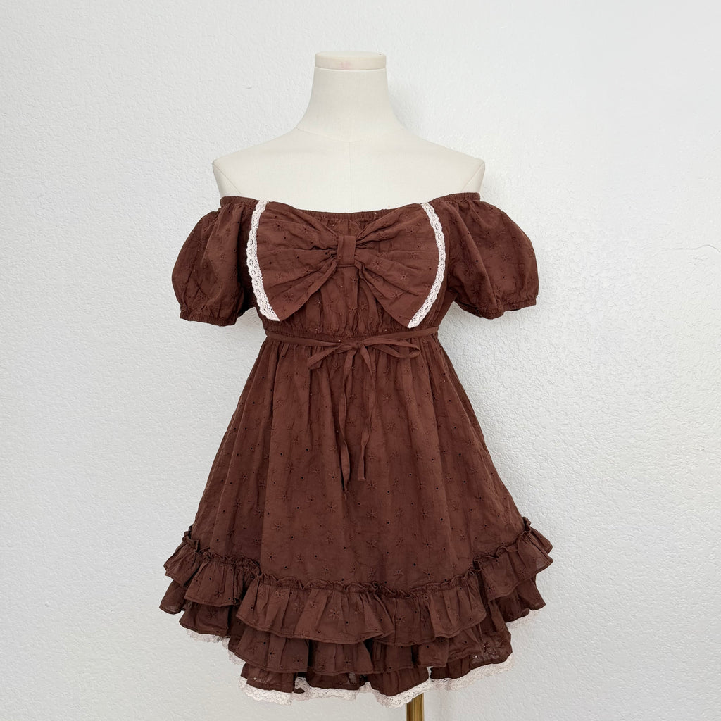 Mocha Babydoll Top