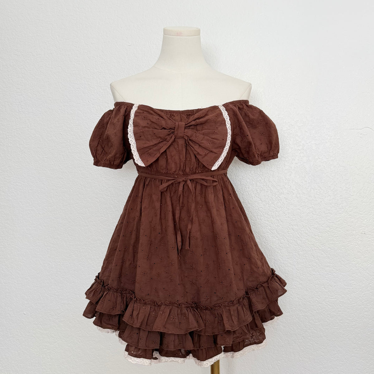 Mocha Babydoll Top