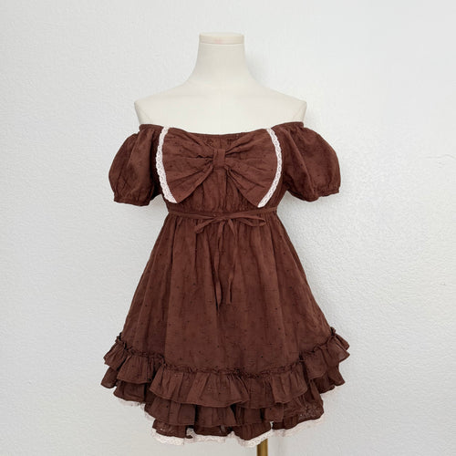 Mocha Babydoll Top