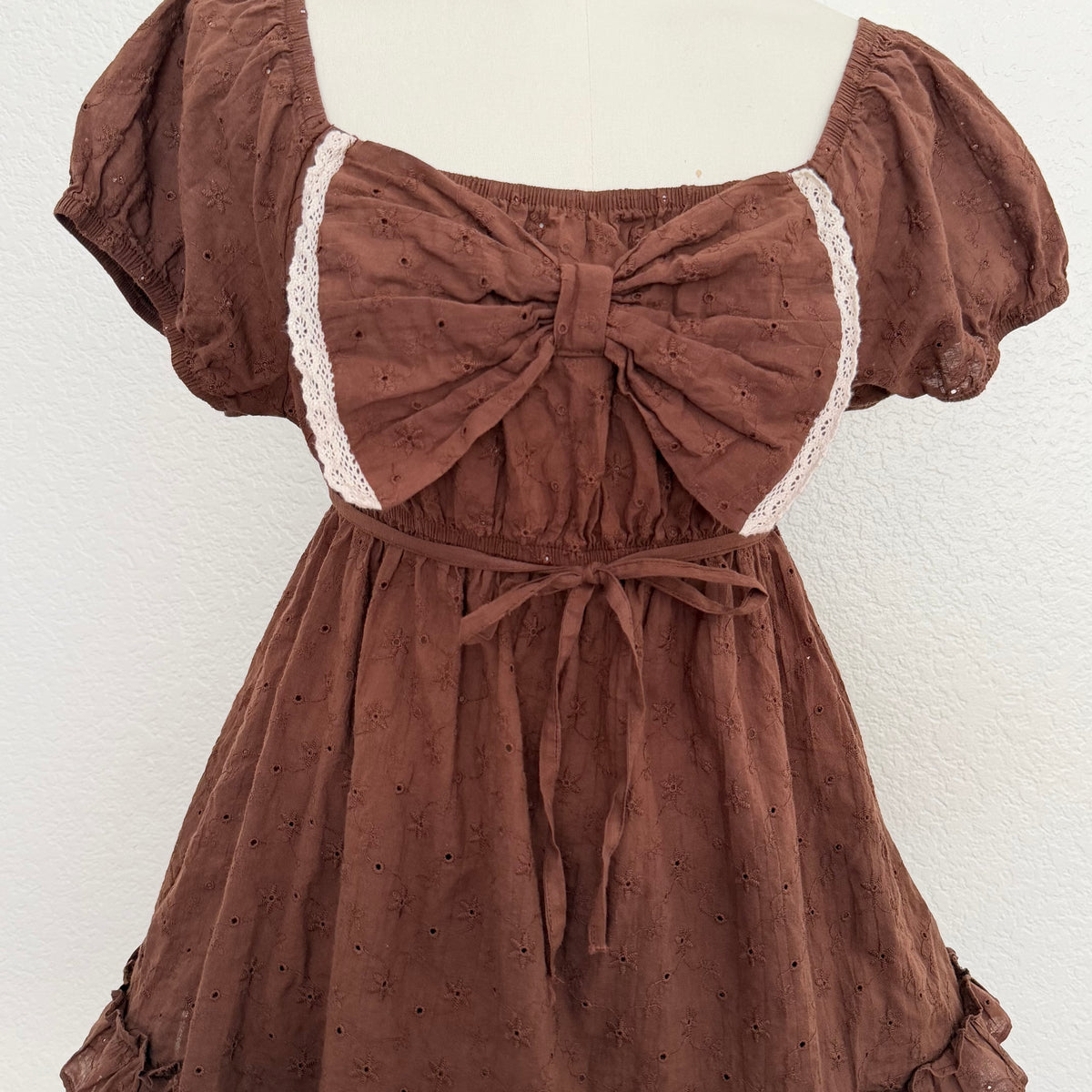 Mocha Babydoll Top